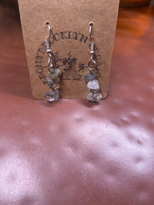 Smokey Quartz cluster earrings