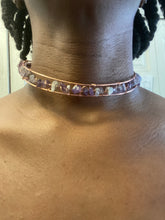 Load image into Gallery viewer, Amethyst all over choker