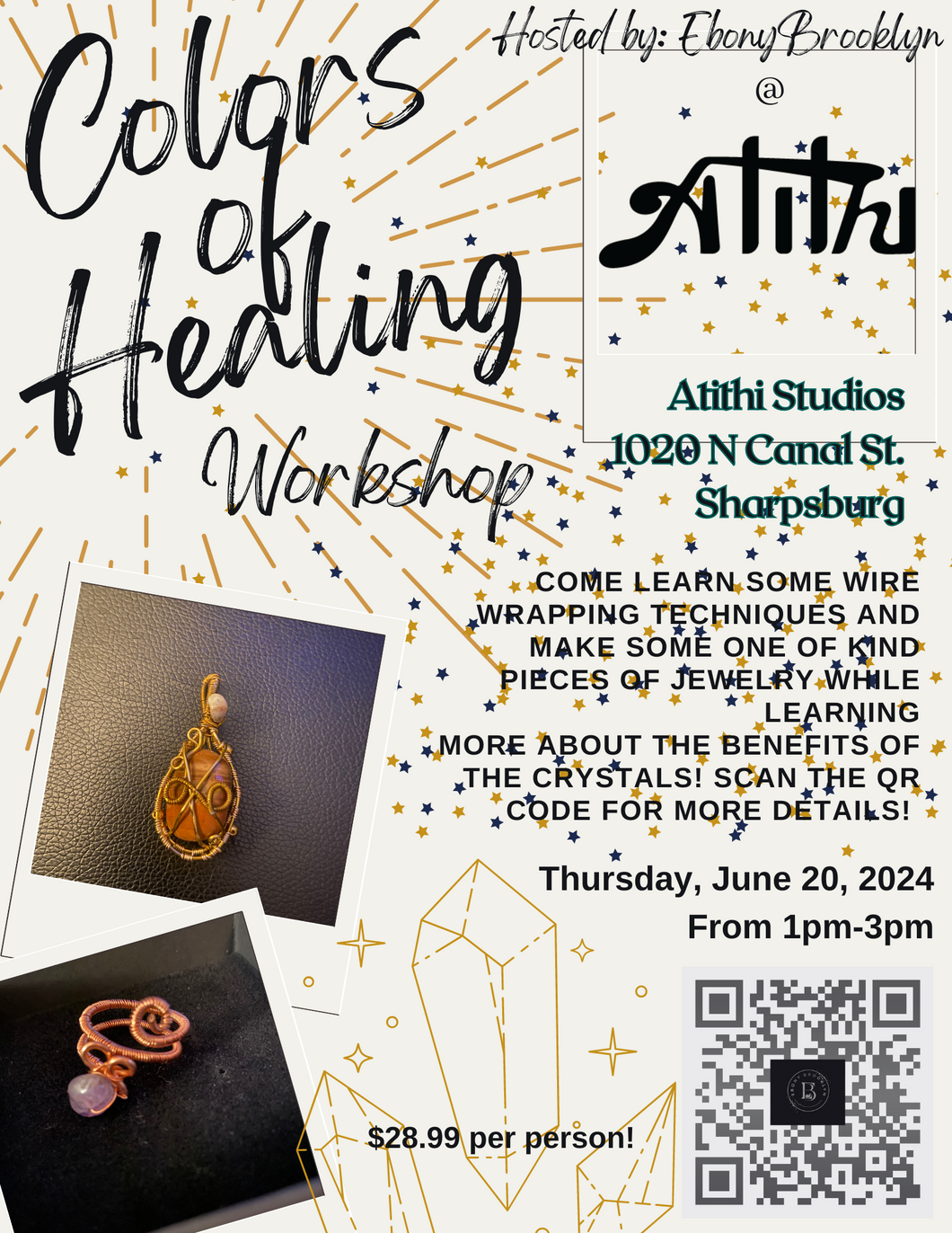 06/20/24 Colors of Healing Workshop ❤️🧡💛💚💙💜