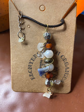 Load image into Gallery viewer, Wrapped pendant with crystals