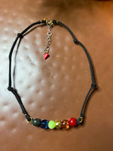 Load image into Gallery viewer, Colorful choker (black)