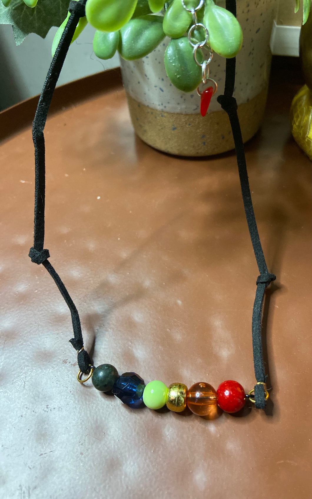 Colorful choker (black)